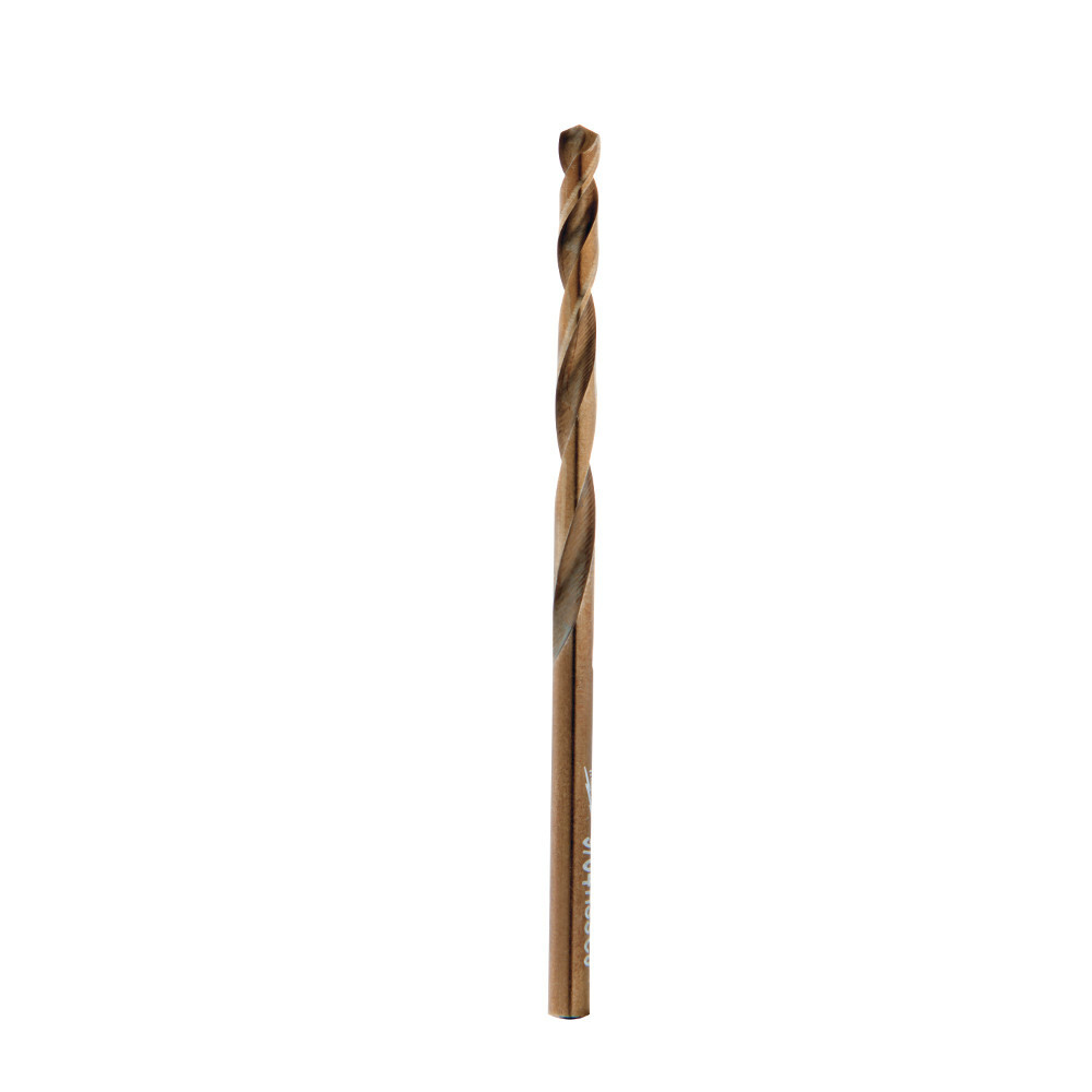 48-89-2306 Red Helix Jobber Length Twist Drill Bit, 9/64 in Drill - Fraction, 0.1406 in Drill - Decimal Inch, 135 deg Point, Steel, Cobalt