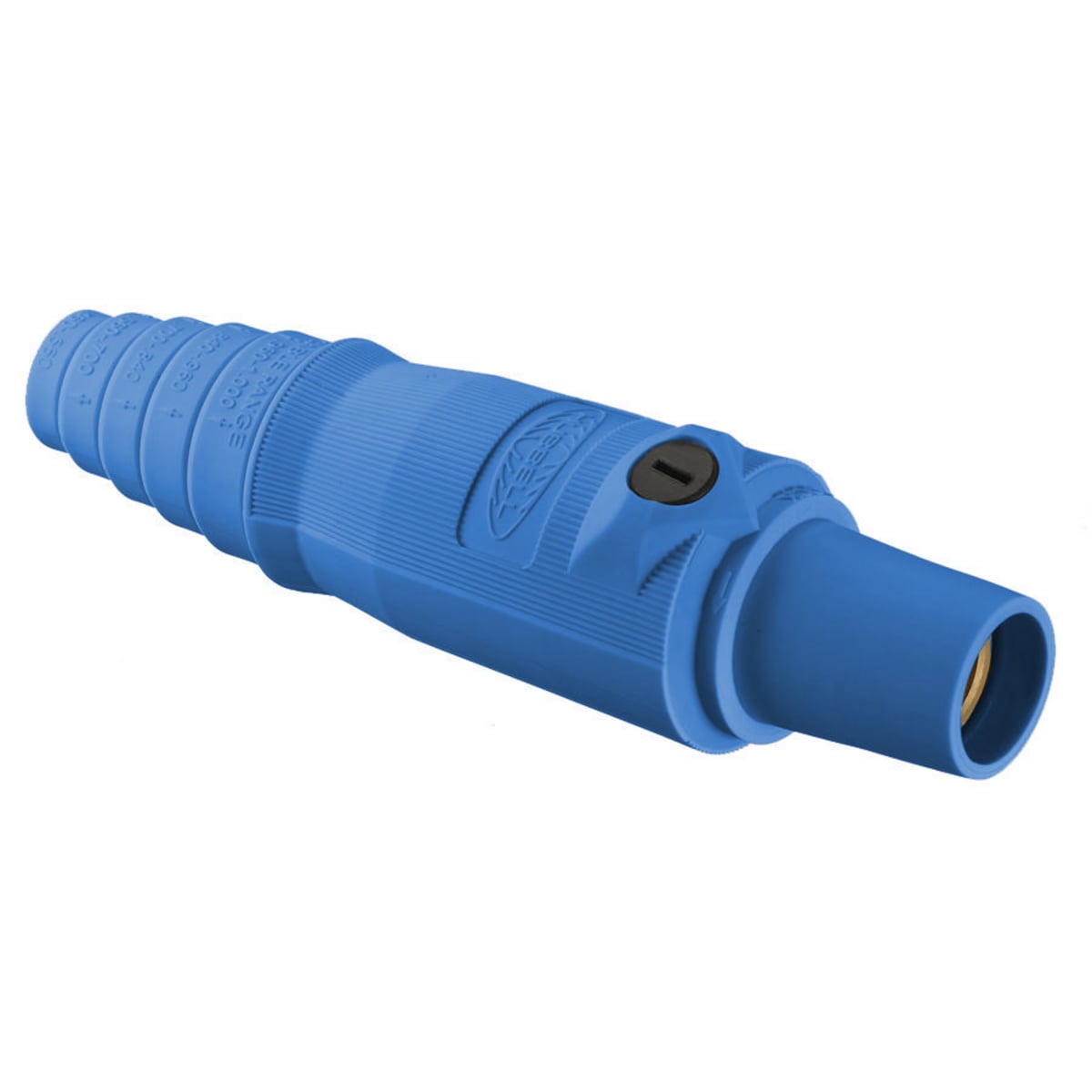 HBL300FBL 16 Series 1-Pole Female Heavy Duty Industrial Grade Standard Single Pole Plug, 600 V AC/250 V DC, 300 A, 4 to 2/0 AWG Wire, Pressure Screw Terminal Connection, 3R/4X/12 NEMA Rating