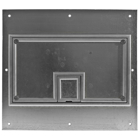 Hubbell Wiring Device Kellems, Floor and Wall Boxes, 11-Gang Box Cover,Aluminum Carpet Flange