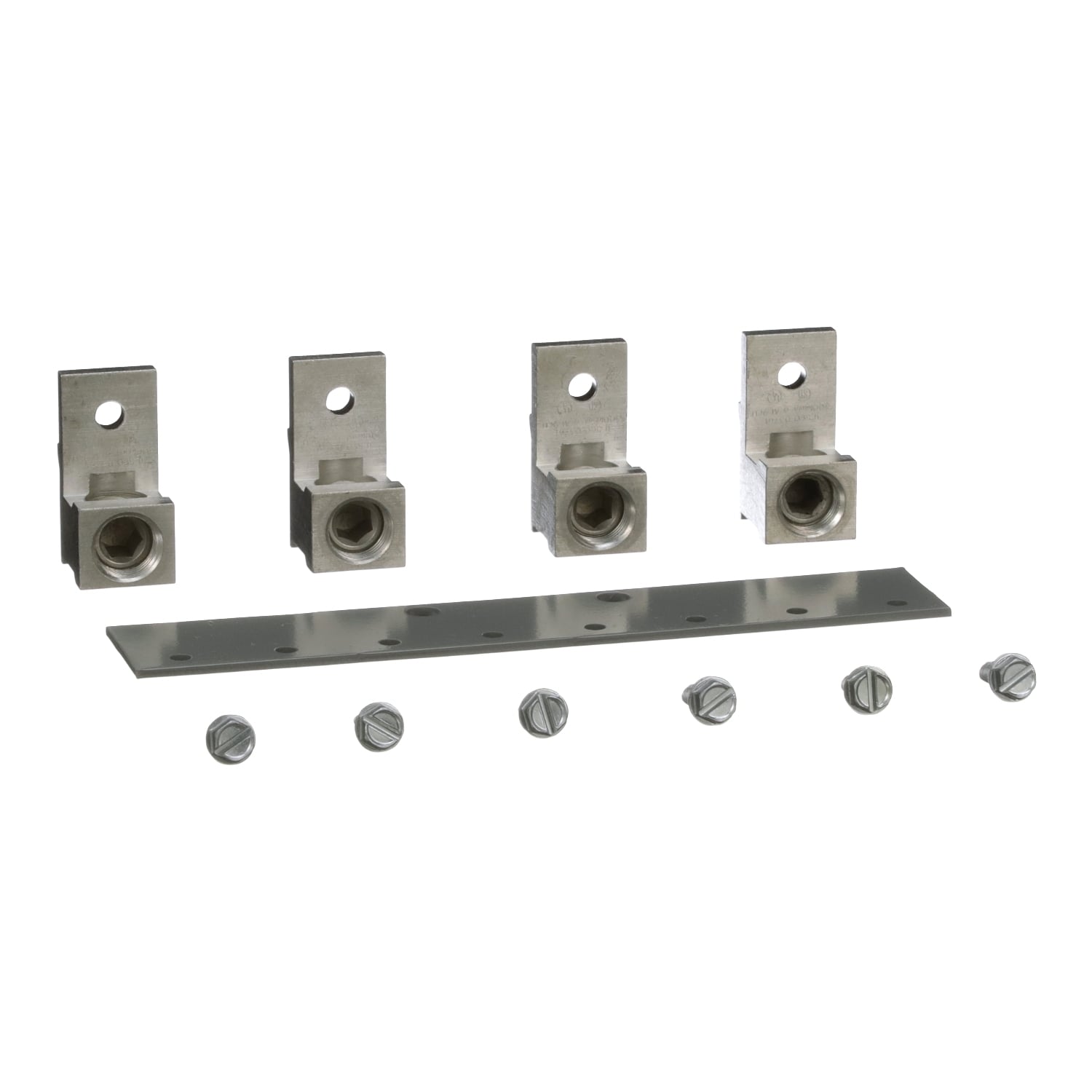 PKOGTA4 HDSS Equipment Grounding Bar Assembly, For Use With LCL, LEL, LIL, LXL, LXIL, MGL, MJL, PGL and PJL Circuit Breaker, (6) 250 kcmil Al/Cu Cable, 4 Terminals
