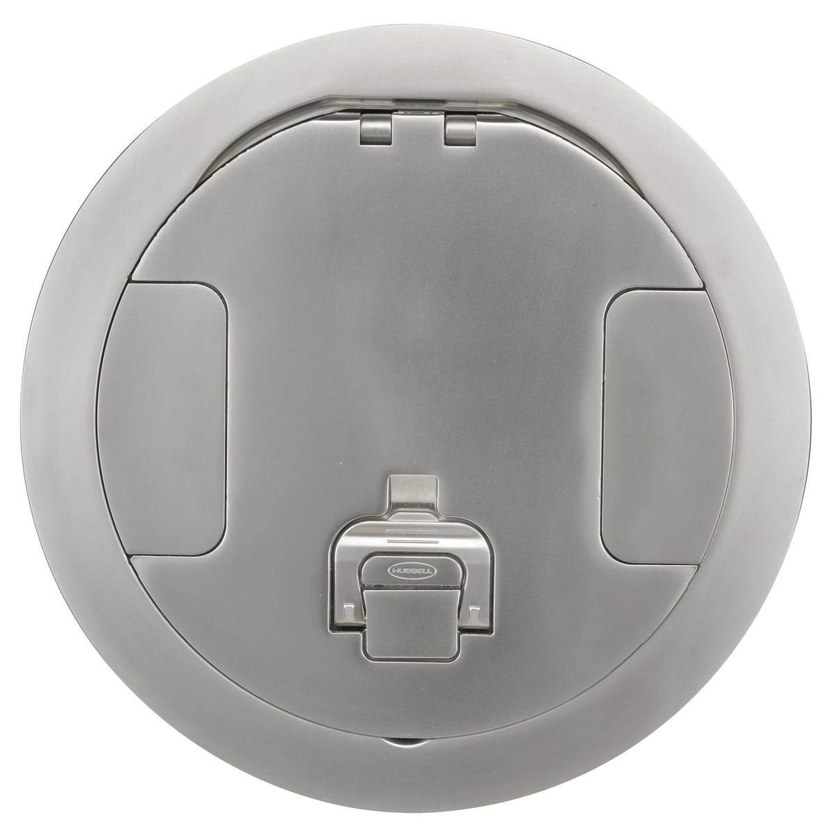 CFBS1R8CVRNKL Furniture Feed Standard Surface Style Floor Box Cover, 8 in Dia, 7-1/2 in L x 7-1/2 in W x 1.3 in D, Cast Aluminum
