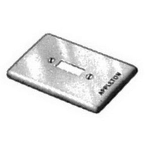 FSK-1TS-A Device Box Cover, 4-9/16 in L x 2-13/16 in W, Tumbler/Toggle Switch Cover, Copper Free Aluminum