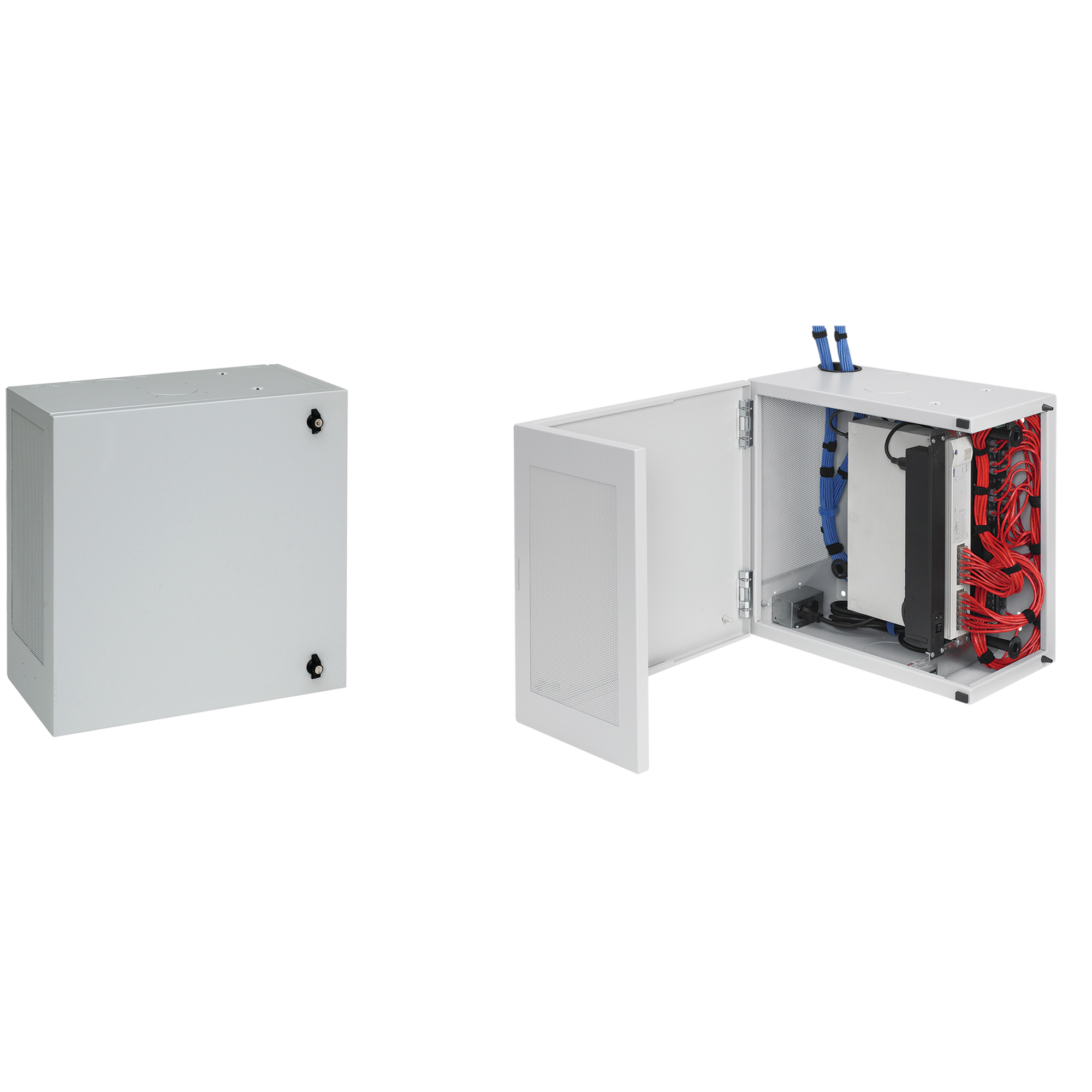 DBL362412G DWS1 L-Box Cabinet, 36 in L x 24 in W x 12.34 in D, NEMA 1/IP30 NEMA Rating, Steel