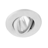 4 in. White Recessed Adjustable Gimbal Ring Trim