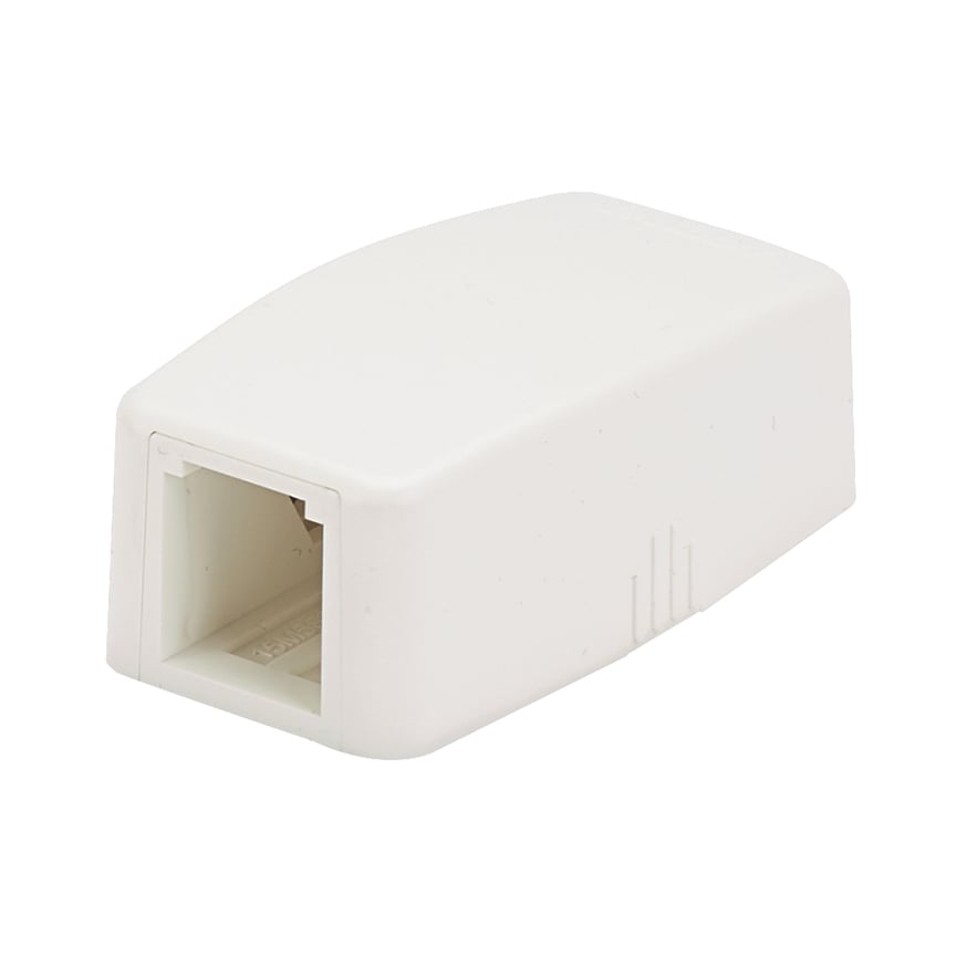 CBXQ1EI-A Mini-Com PanNet 1-Port Surface Mount Box, Mini-Com, Surface Mount, ABS
