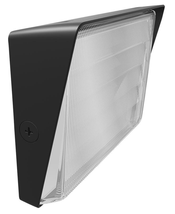 W34M SLIM Field Adjustable Wall Pack, LED Lamp, 41.6 to 89.7 W Fixture, 120, 208, 240, 277 V
