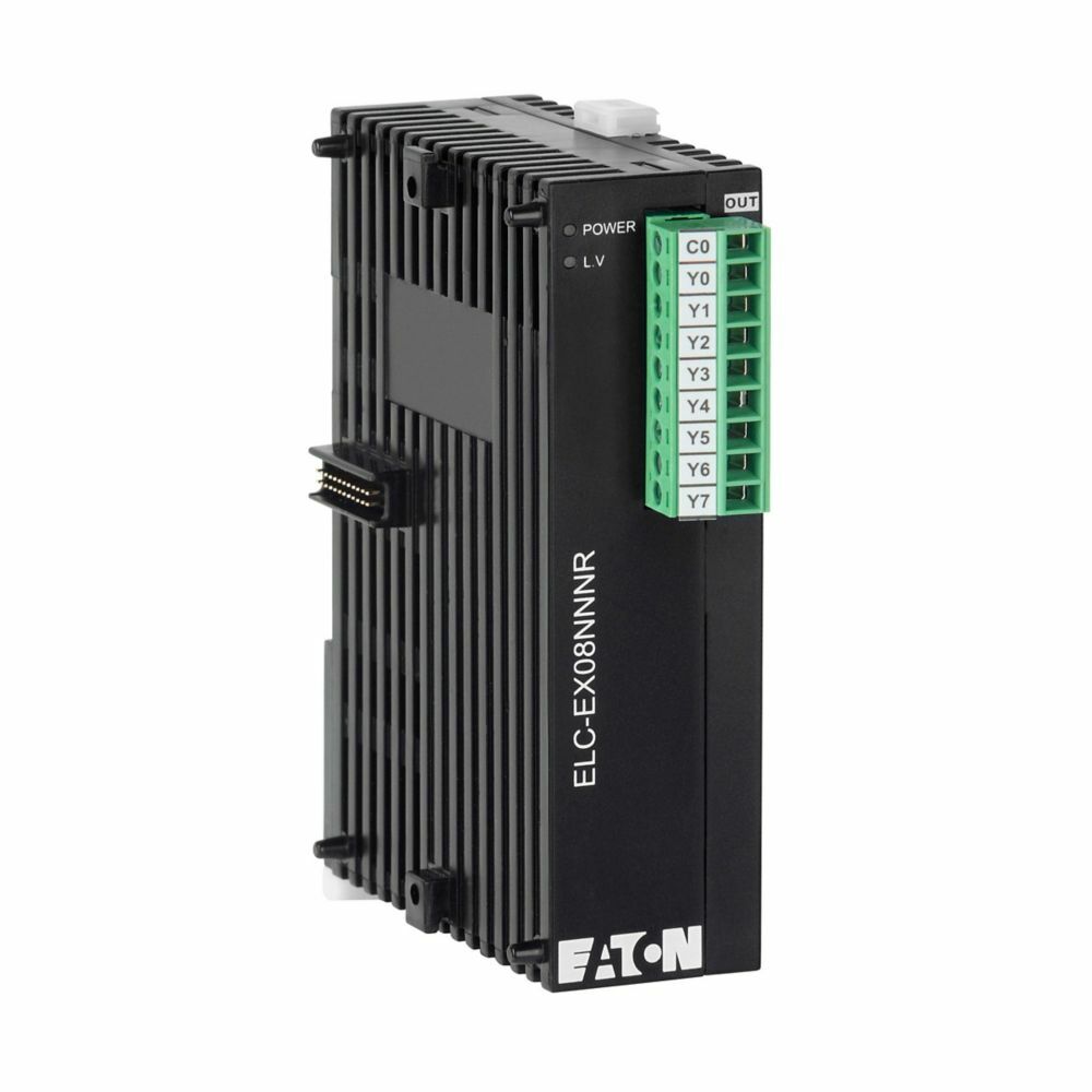 ELC-EX08NNNR Right Side Bus Digital Expansion Module, 24 V DC, 70 mA, 8 Inputs, 8 Outputs