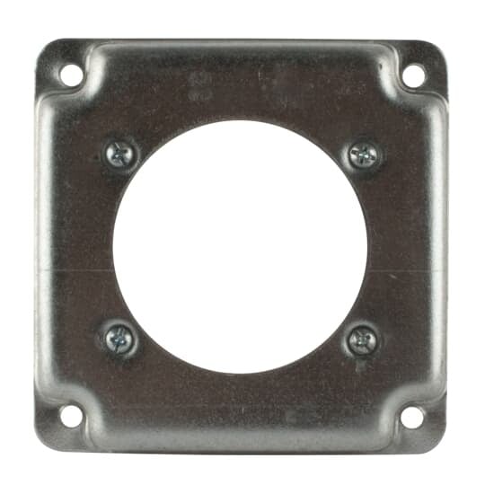 RS14-30 Steel City RS Series Outlet Box Cover, 4 in L x 4 in W x 1/2 in D, Steel