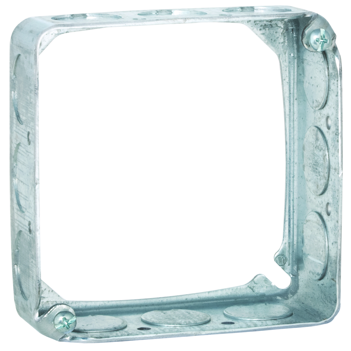 201 Extension Ring, 2 Gangs, 4 in L x 4 in W x 1.56 in D, Steel