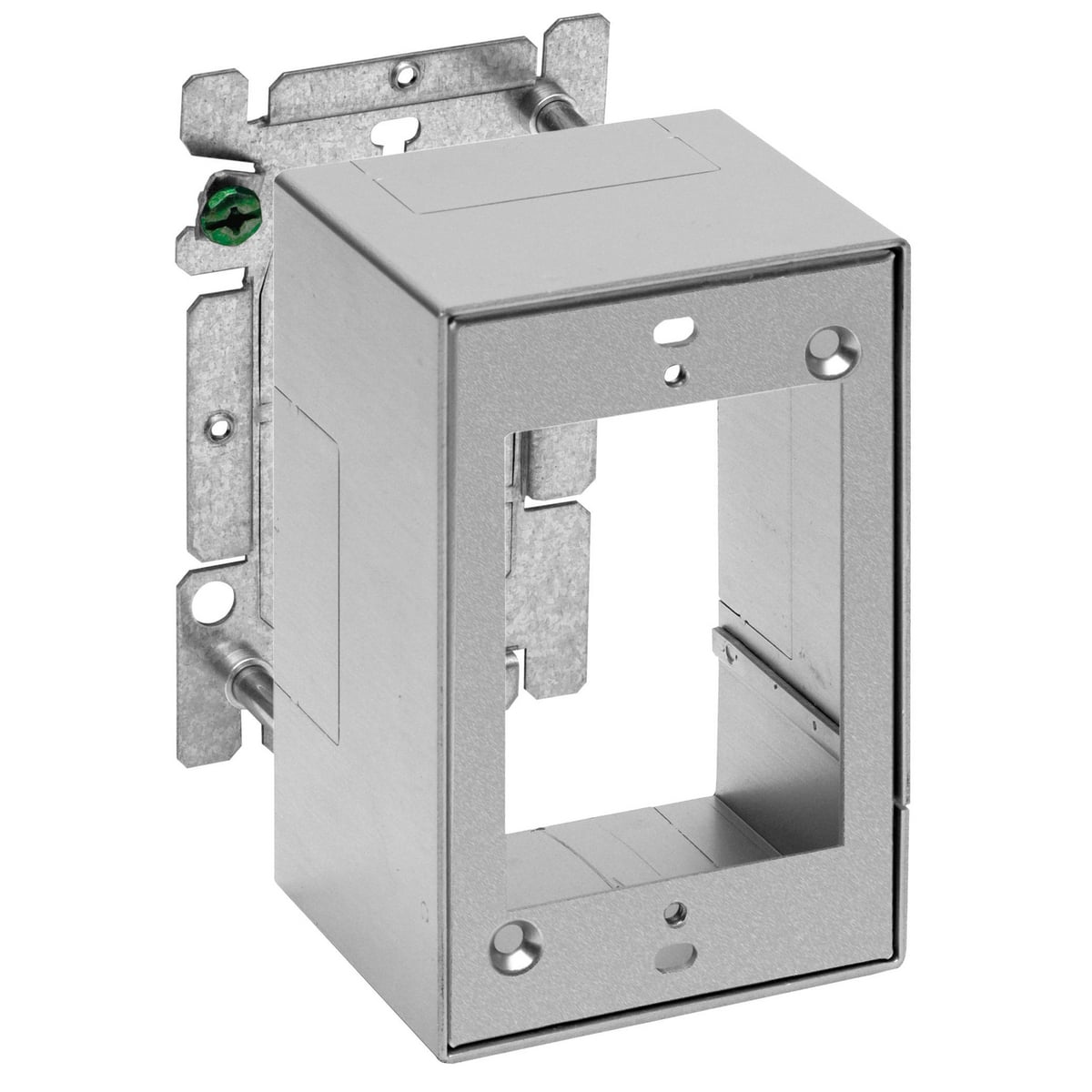 HBLALU2044 1-Gang Deep Standard Device Box With 1/2 x 3/4 in NPT Concentric Knockouts, 4.7 in L x 3 in W x 2 in H, Aluminum
