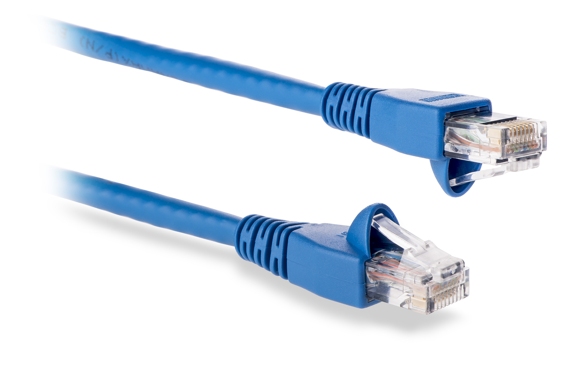 C6-115BU-14FB 115 Unscreened Twisted Pair Patch Cord, Cat 6, 26 AWG 4-Pair Stranded Copper Conductor, RJ-45 Connector, 14 ft L Cord