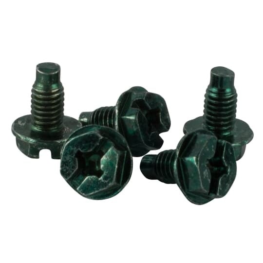 GS-1-SC Steel City Washer Face Grounding Screw, #10-32 Screw, 3/8 in OAL, Steel