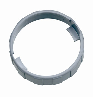 RA100 Watertight Locking Ring, For Use With Pin and Sleeve Inlets and Plug, 100 A, 3, 4 and 5-Wire, IP67 Rated, Valox 357, Gray