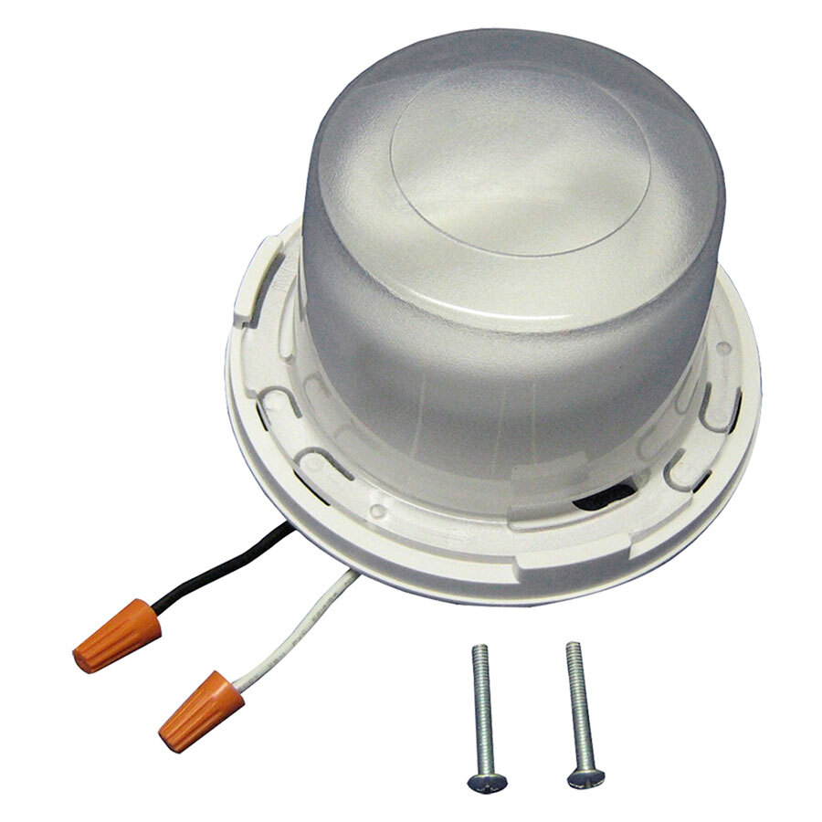 Keyless Compact Fluorescent Luminaire; 13 Watt, 120 Volt, White