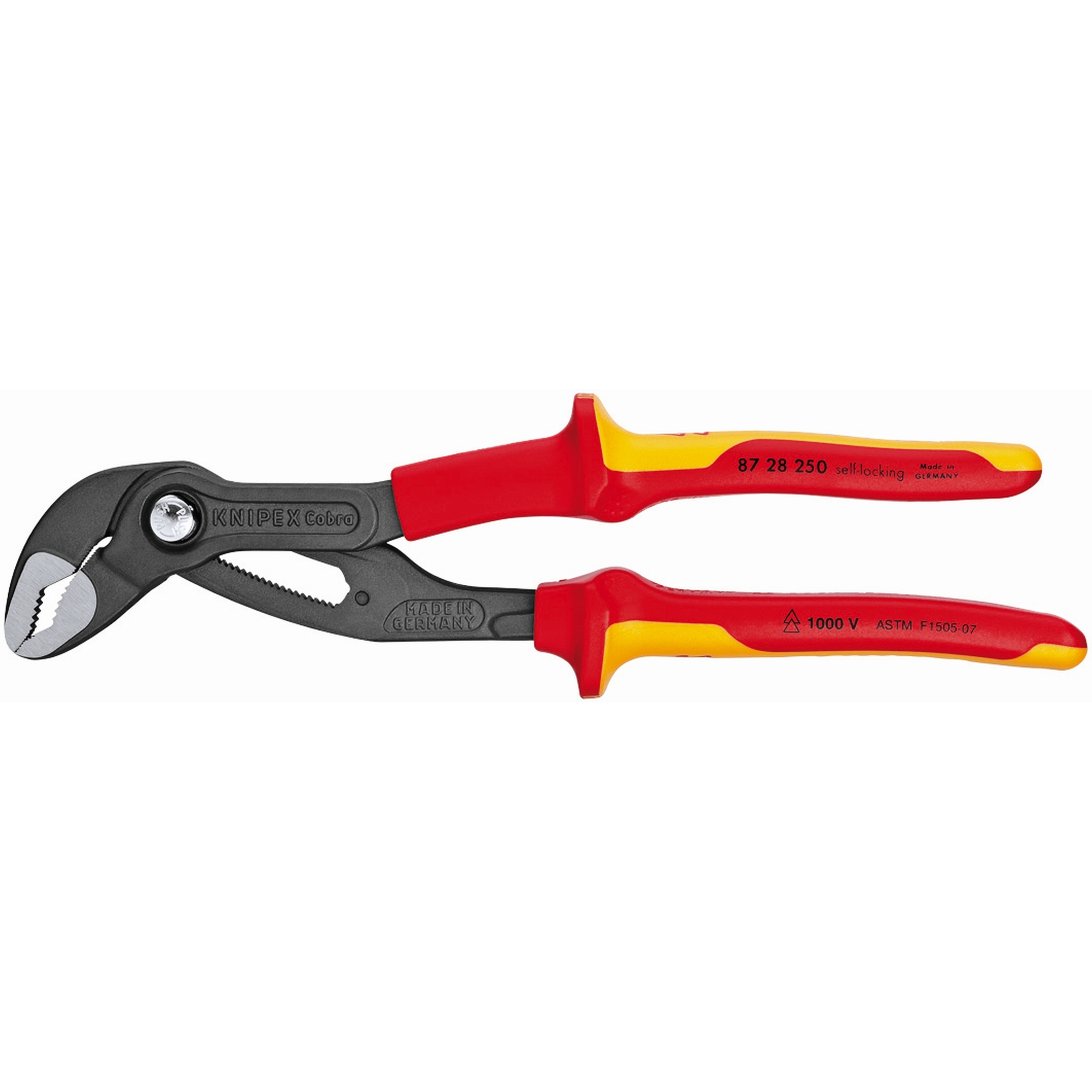 Cobra Water Pump Pliers-1000V Insulated, 10 in., Multi-Component, ASTM