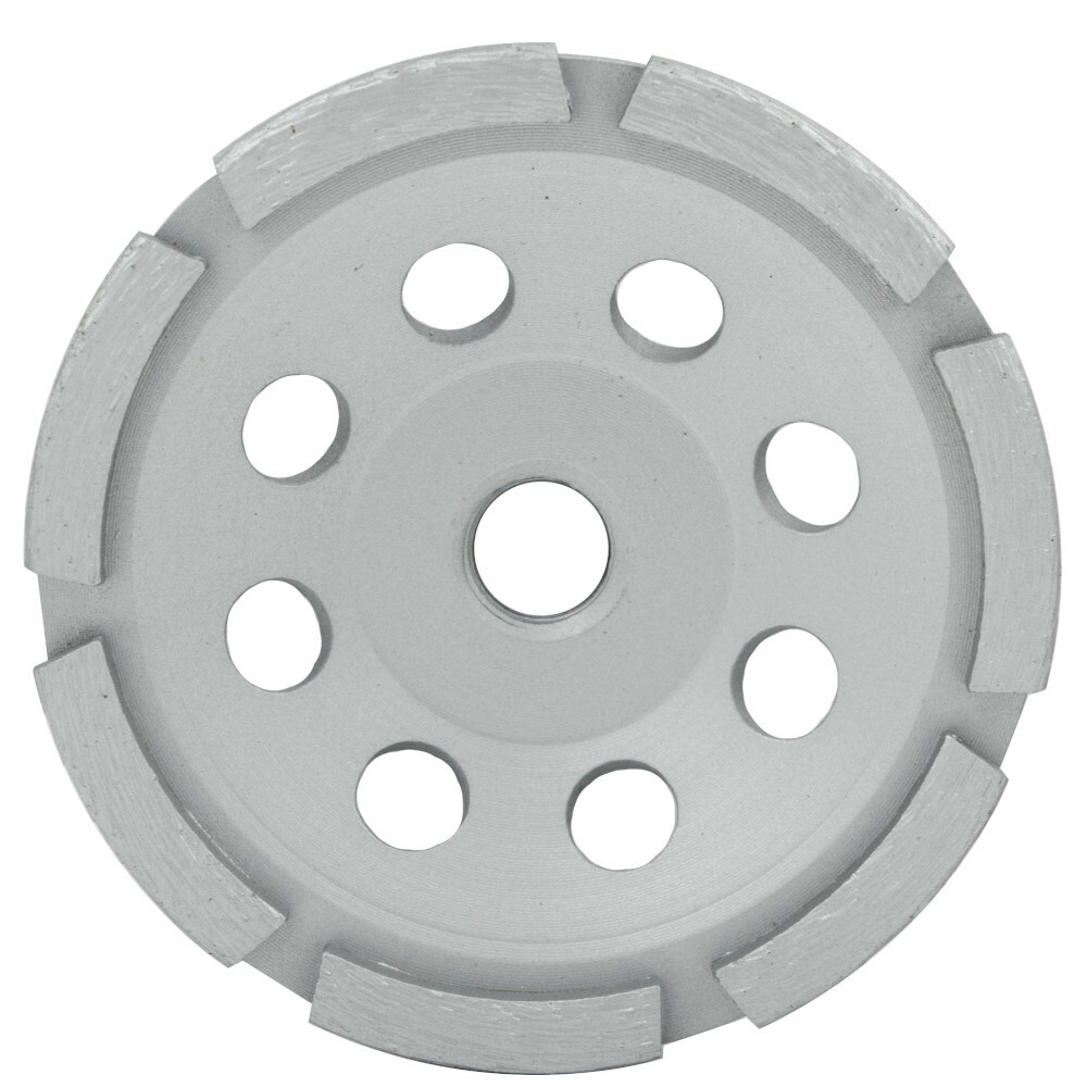 49-93-7700 Single Row Diamond Cup Wheel, 4 in Dia