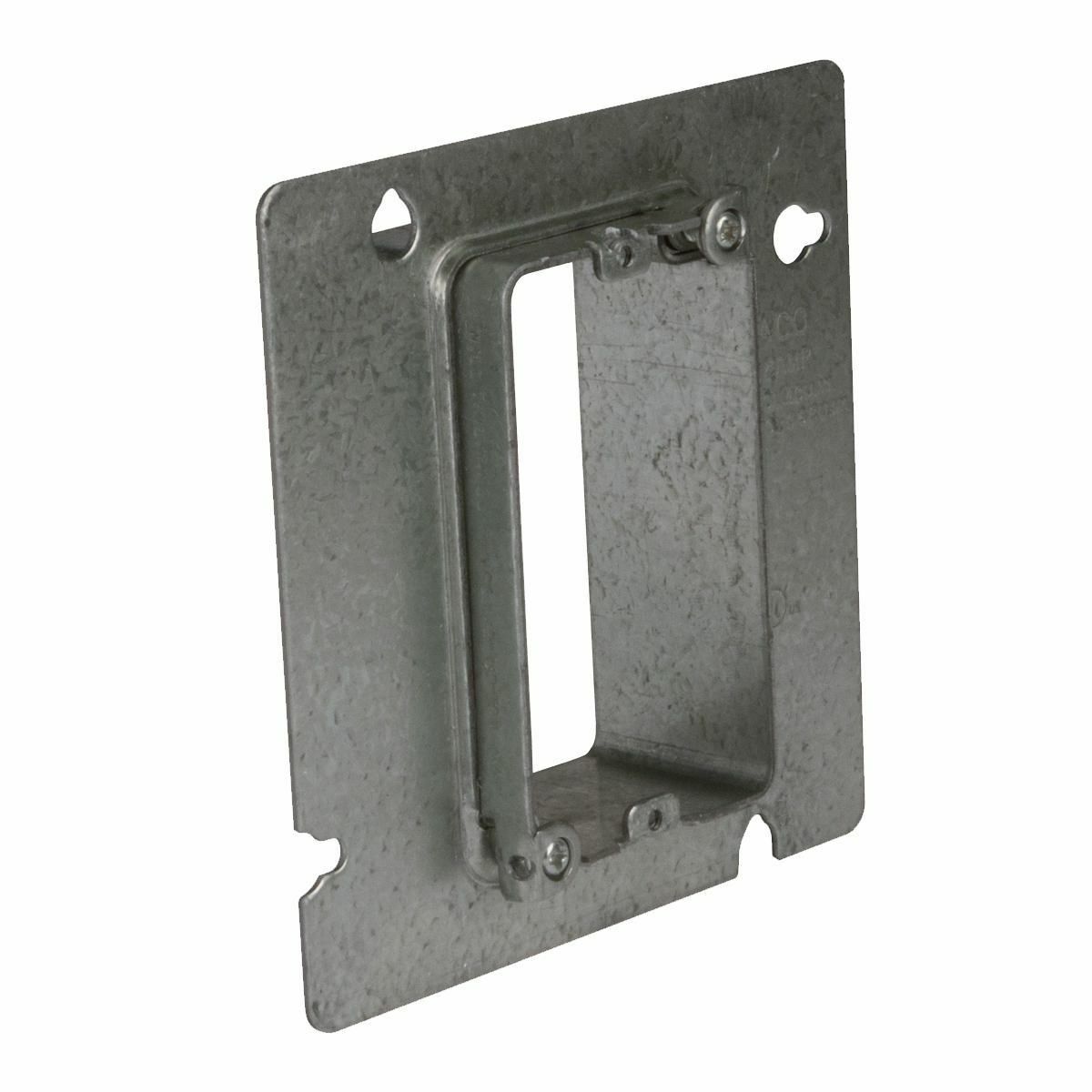 868AMR 1-Gang Adjustable Drawn Mud Ring, 4-11/16 in W x 1.41 in D, Steel