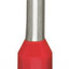216-223 Bootlace Sleeve Ferrule, 18 AWG, 3 mm ID x 3.6 mm OD Barrel, 600 V AC