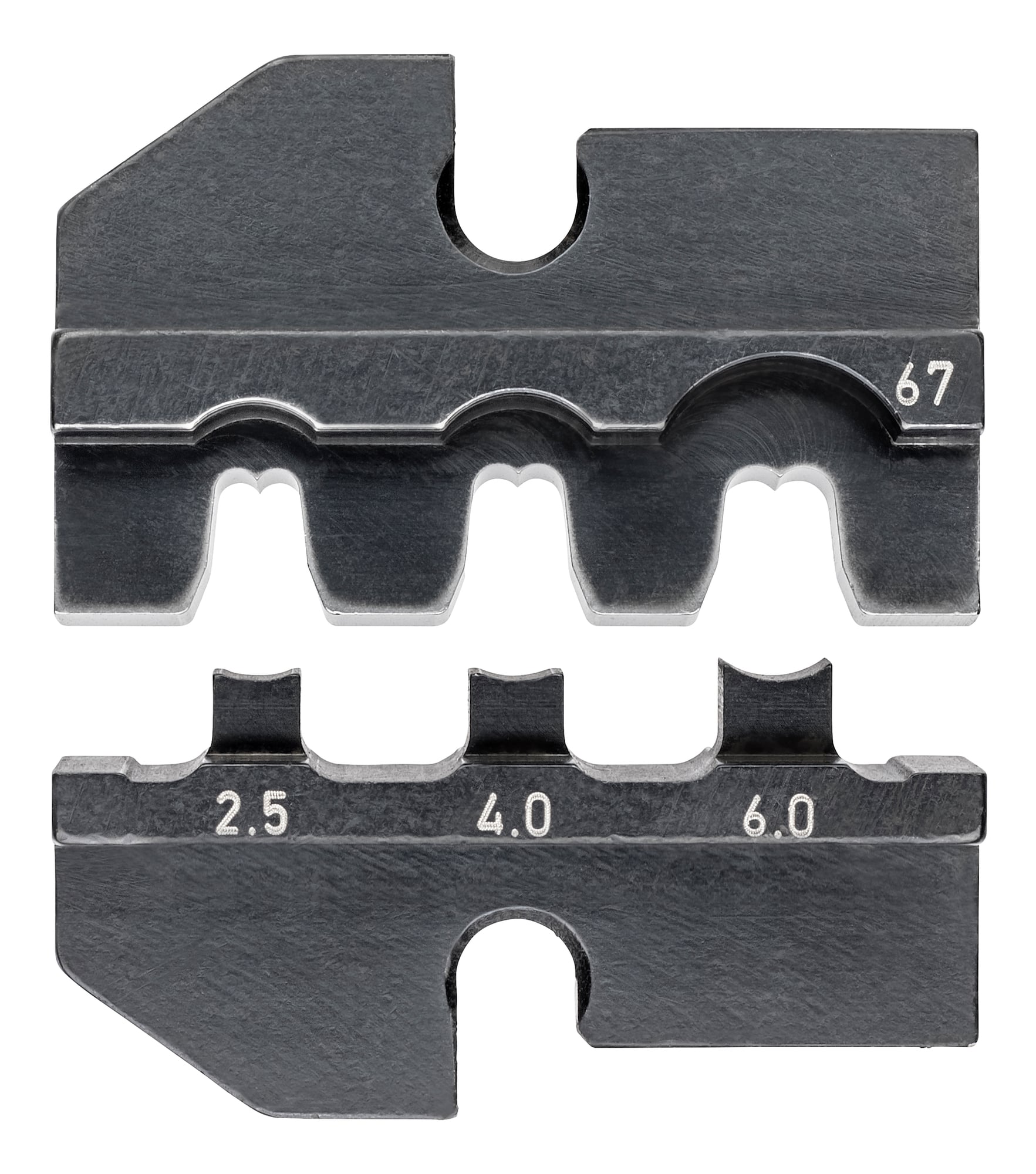 97 49 67 Crimping Die, 2.5 to 6 sq-mm, 14 to 10 AWG, Ball Bearing Steel