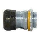 Eaton Crouse-Hinds series raintight compression connector, EMT, Straight, Non-insulated, Steel, Threadless, 2"