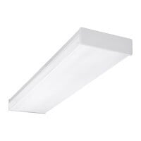ACW-20-4H-UNV-30K Dimmable High Output Wraparound, 49 W Fixture, 120 to 277 V AC, Powder Coated Housing