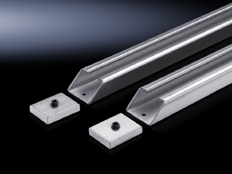 4333160 Cross Brace, For Use With TS, SE Series 63 in W Mounting Plates, Sheet Steel