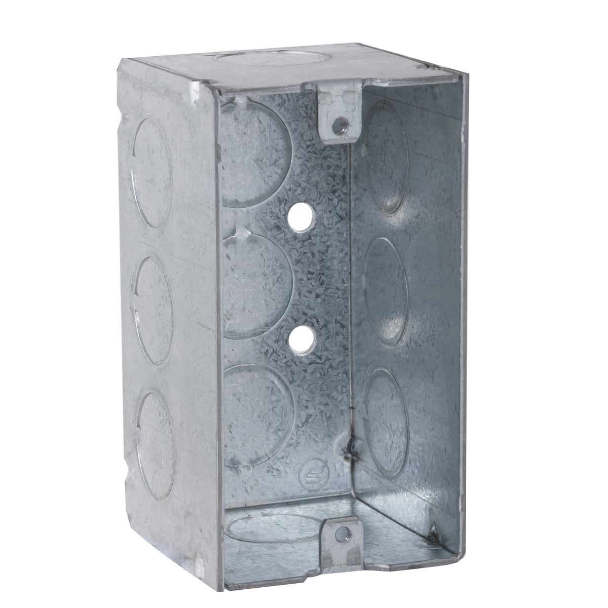 670RAC Handy Box, Steel, 16.5 cu-in Capacity, 1 Gang, 1 Outlet, 6 Knockouts