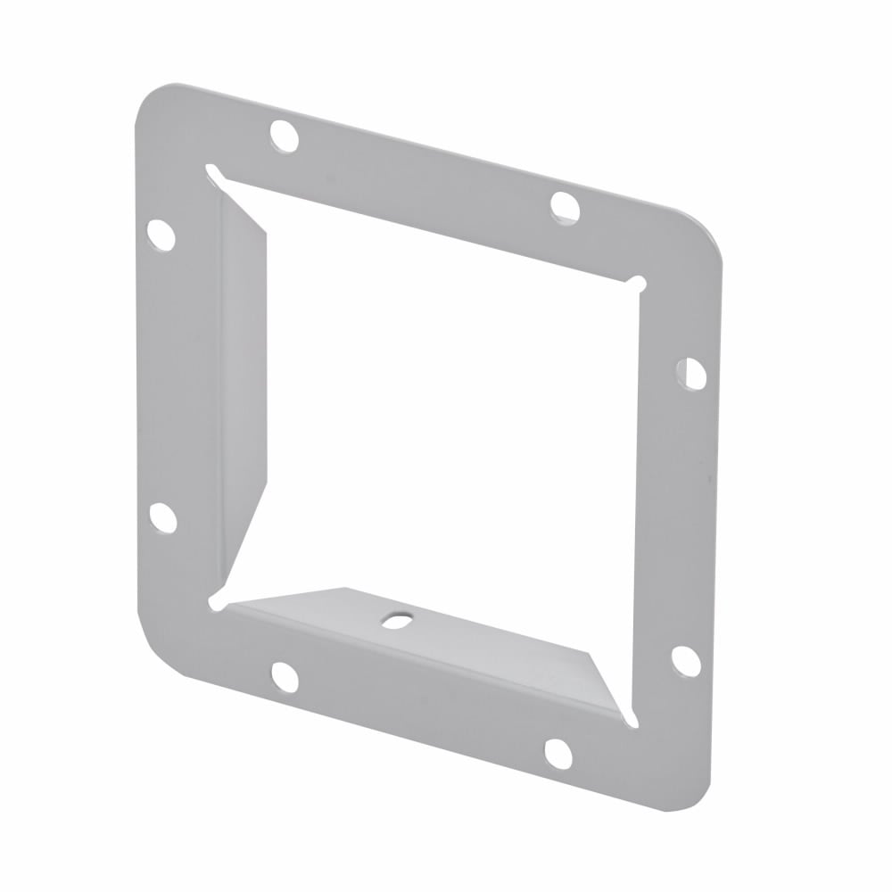 wireway end flange, Wireway end flange, NEMA 1, Steel, ANSI 61 gray painted finish, 6" X 6"