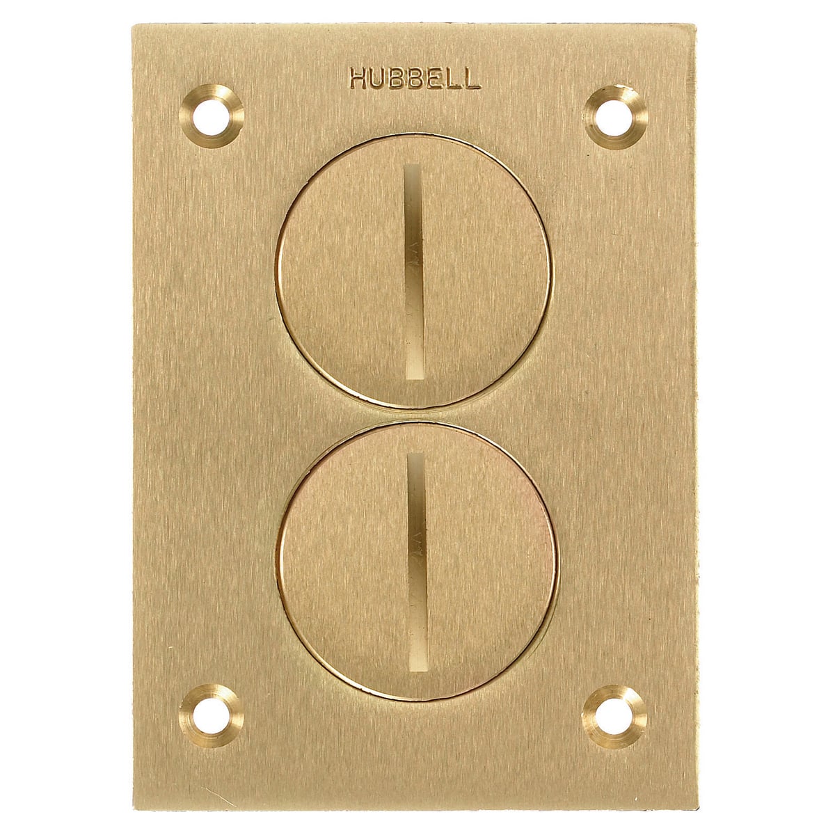 S3625 Flush Style Machined Standard Floor Box Cover, 4.16 in L x 2.99 in W, Metallic