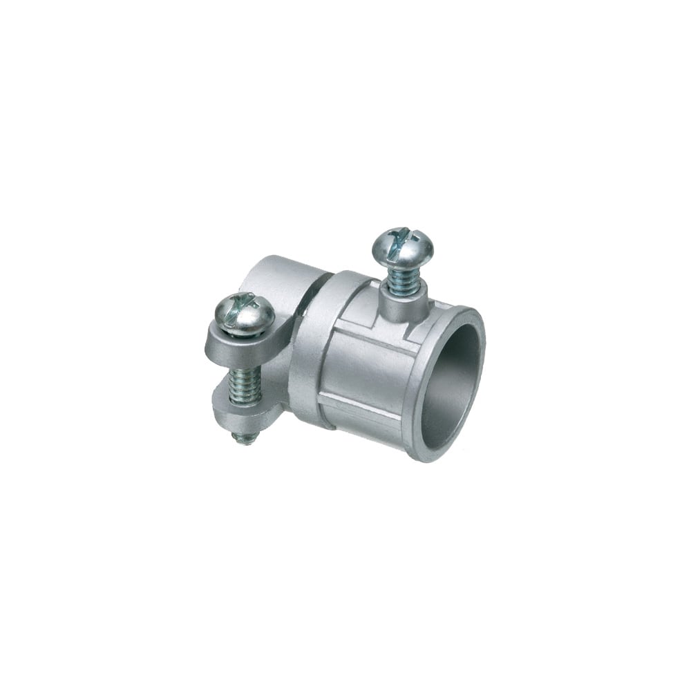 860 Combination Coupling, 1/2 in, For Use With Set Screw EMT to Clamp-On Flexible Metal Conduit, Die Cast Zinc