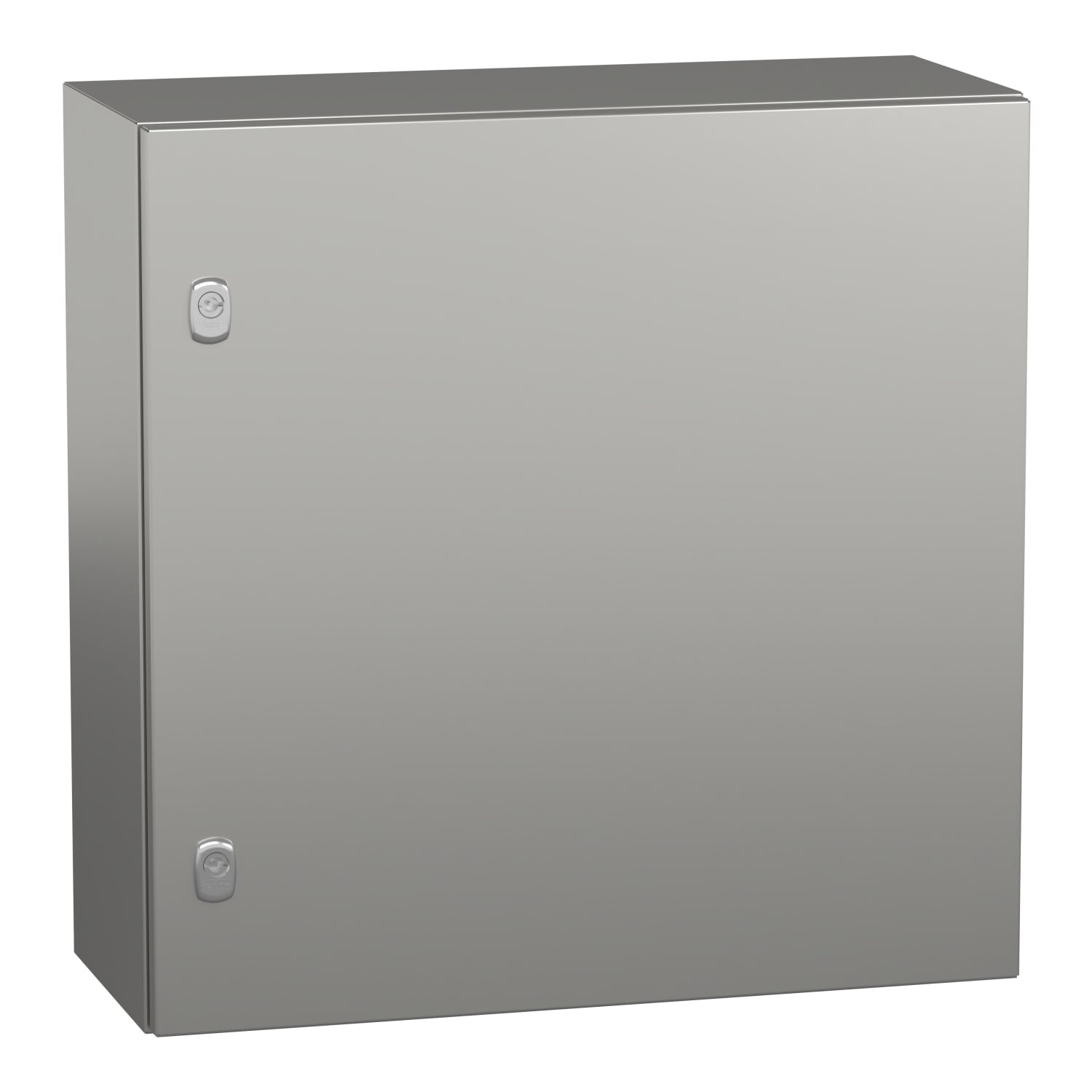 NSYS3X6625H Without Mounting Plate, 23.62 in w x 9.84 in d x 23.62 in h, Lock zamak/Hinge stainless steel/Body and door stainless steel 316L