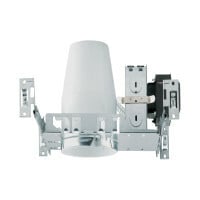 14000A New Construction Low Voltage Recessed Housing, Halogen Lamp, Non-IC Insulation, 12 V AC, 4-3/8 in Ceiling Opening, Aluminum Housing