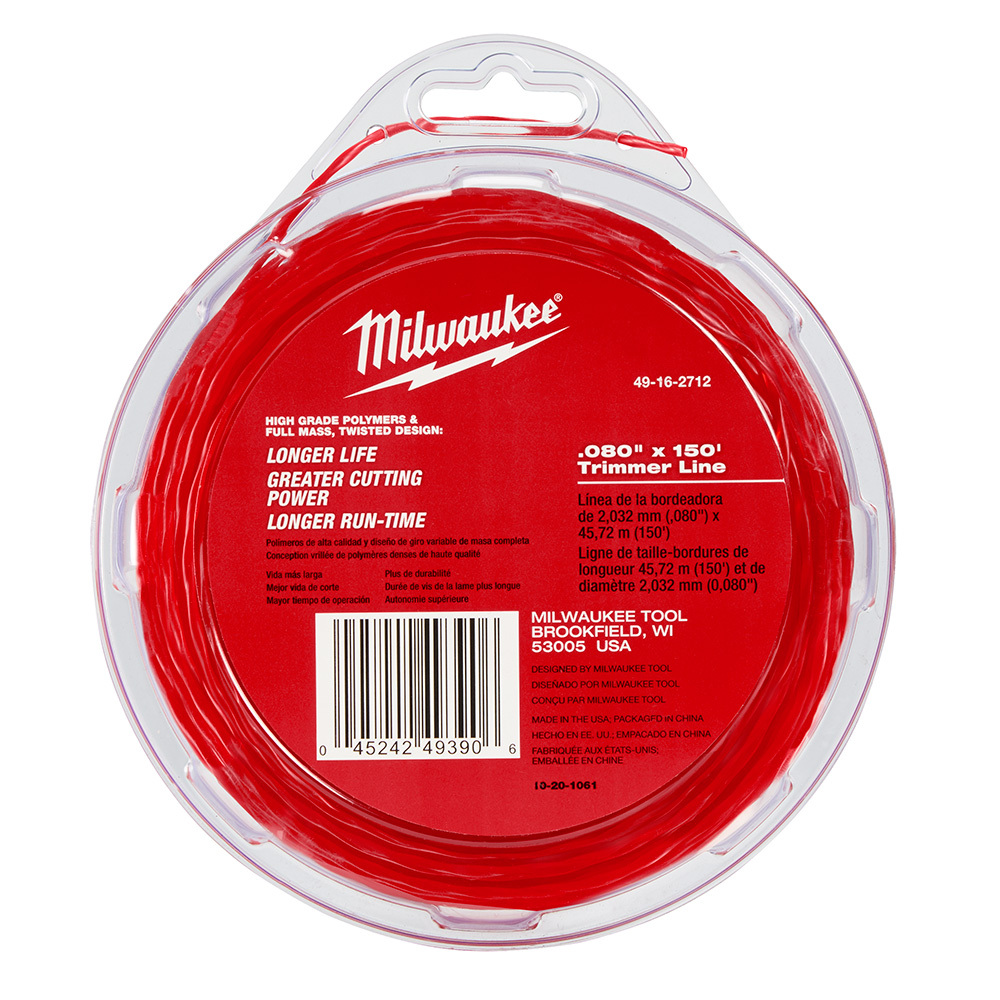 49-16-2712 Trimmer Line, For Use With M18 FUEL 2725-20 String Trimmer
