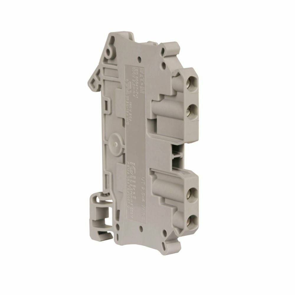 XBUT25D22 IEC-XB Multi-Conductor Terminal Block, 500/150 V AC, 20/28 A, 26 to 12 AWG Wire