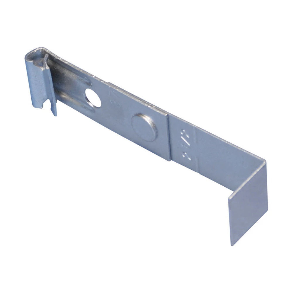 J1A35 Adjustable Far Side Box Support, Square Box, 2-1/2 in, 3-5/8 in Stud, Stud Mount, Spring Steel
