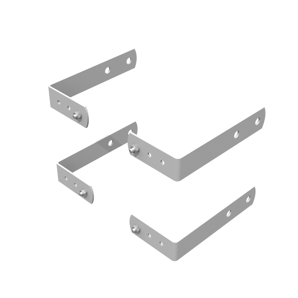 POLE HANGER SET 4 BRKTS