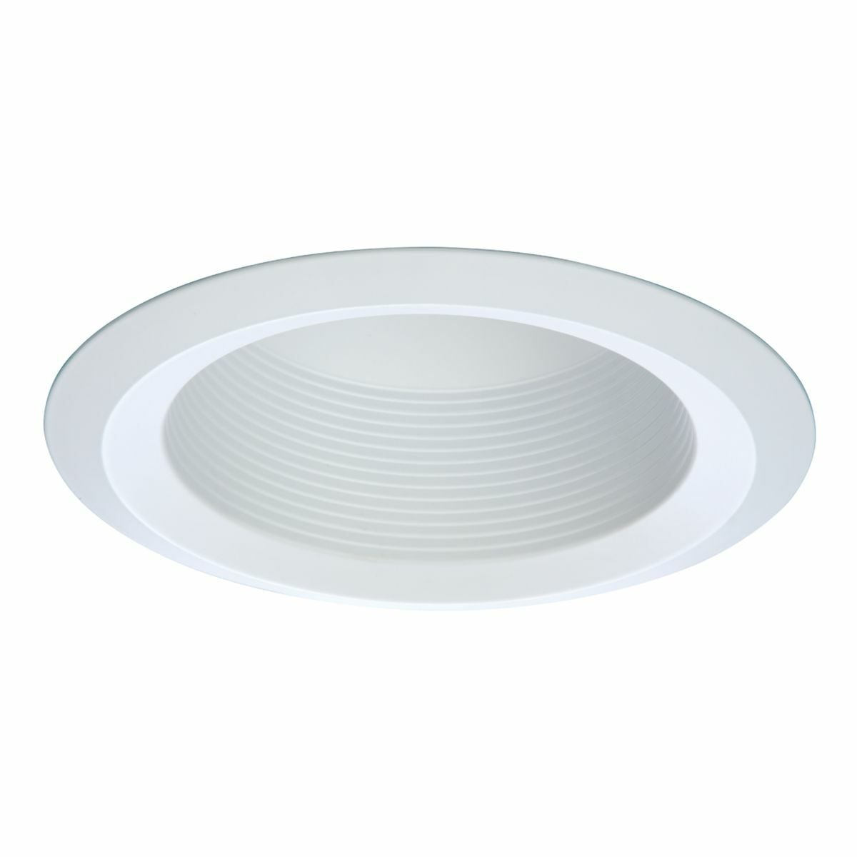 6125WB-ELL Halo Full Cone Baffle Trim, 6 in ID x 7-3/4 in OD, Incandescent Lamp