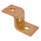 Support, Z Shape, Base Length 2-1/8 Inch, Height 1-3/8 Inch, Width 1-5/8 Inch, Hole Diameter 1 Inch, Steel, For C Series Channel