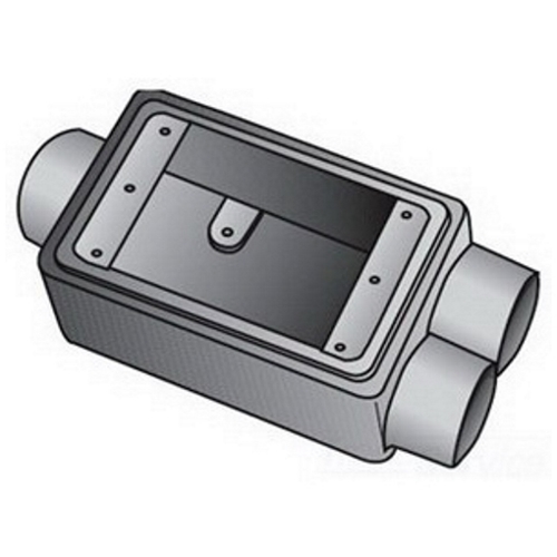 FDCC150 Type FDCC Deep Heavy Duty Device Box With Internal Ground Screw, Iron, 28 cu-in, 1 Gangs, 3 Outlets