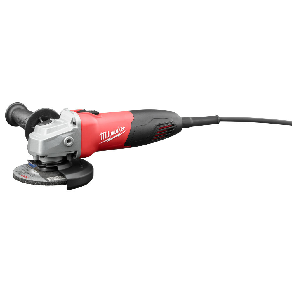 6130-33 Double Insulated Small Angle Grinder, 4-1/2 in Dia Wheel, 5/8-11 Arbor/Shank, 120 V AC, Black/Red