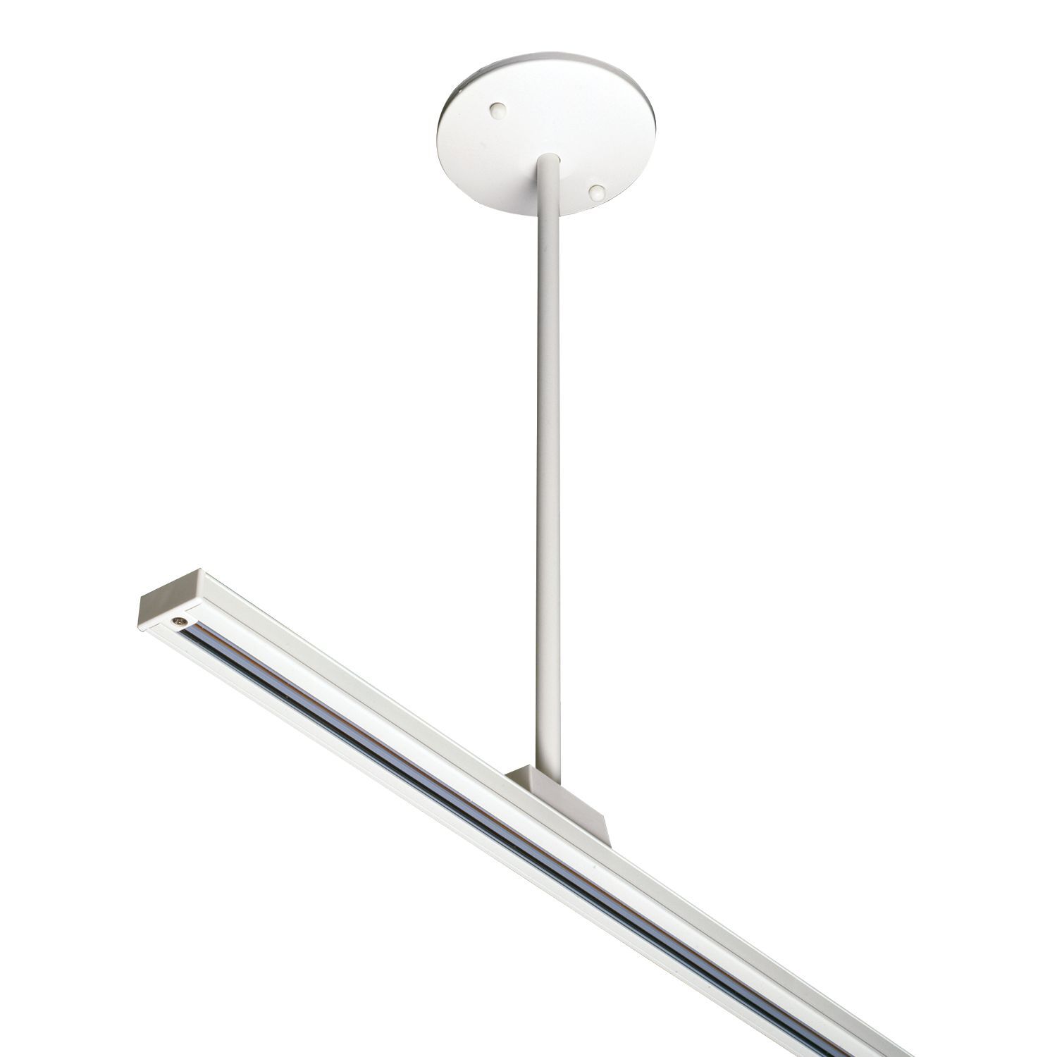 L48MB Halo 1-Circuit Hanging Stem Pendant Kit, 5.201 in L x 4.301 in W x 8.201 in H, For Use With and Power Track Lighting Fixtures, Steel, Black