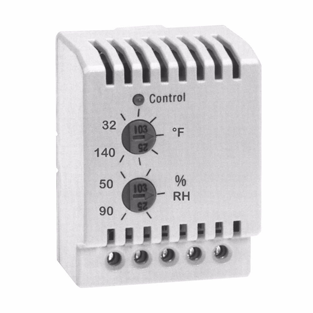 EHTC120-F Electronic Humidity and Temperature Control, 120/240 V AC, 8 A, DIN Rail Mount