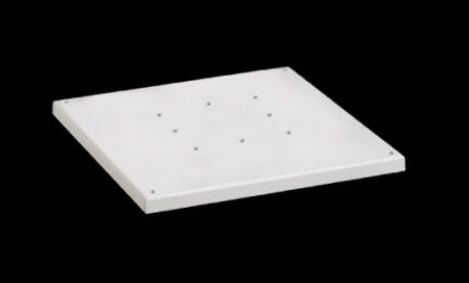 8018852 Consolet Pedestal Base and Column, 24 in W x 24 in D, For Use With CP Series Plant Floor Enclosure, Carbon Steel