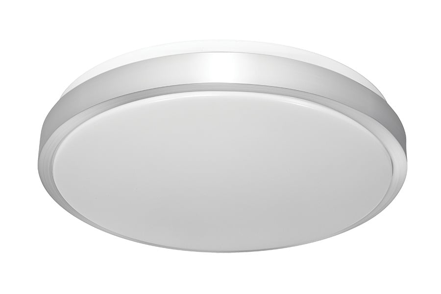 SK21XL25RDYN Skeet XL Round Retrofit Fixture With Decorative Ring, 25 W Fixture, 120/208/240/277 V AC, White Housing