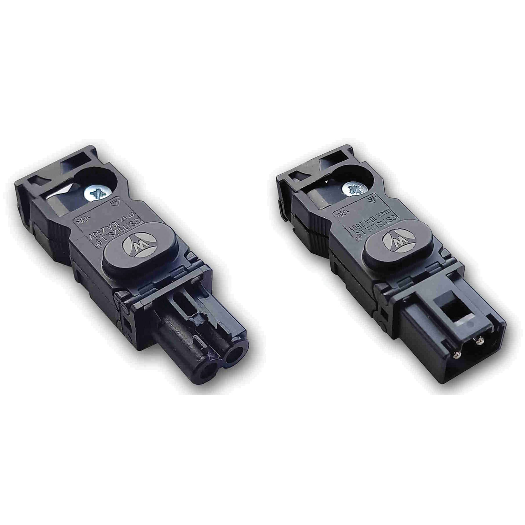 CELCN1 Compact LED Light Connector, For Use With LED Light, 250 V Voltage, 60 deg C Operating Temperature, Plastic, Black