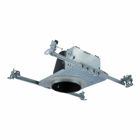 4" shallow new construction housing for LED integrated trims or low voltage modules