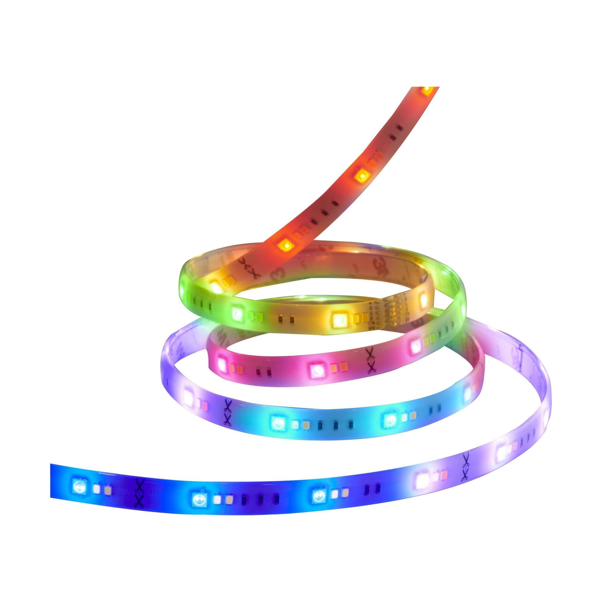 S11264 Starfish Extension LED RGBW Strip Light, 8 W Fixture, 120 V AC, White Housing