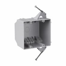 TP3600 Switch Box, PVC, 32 cu-in Capacity, 2 Gangs, 4 in W x 3 in D x 3-3/4 in H