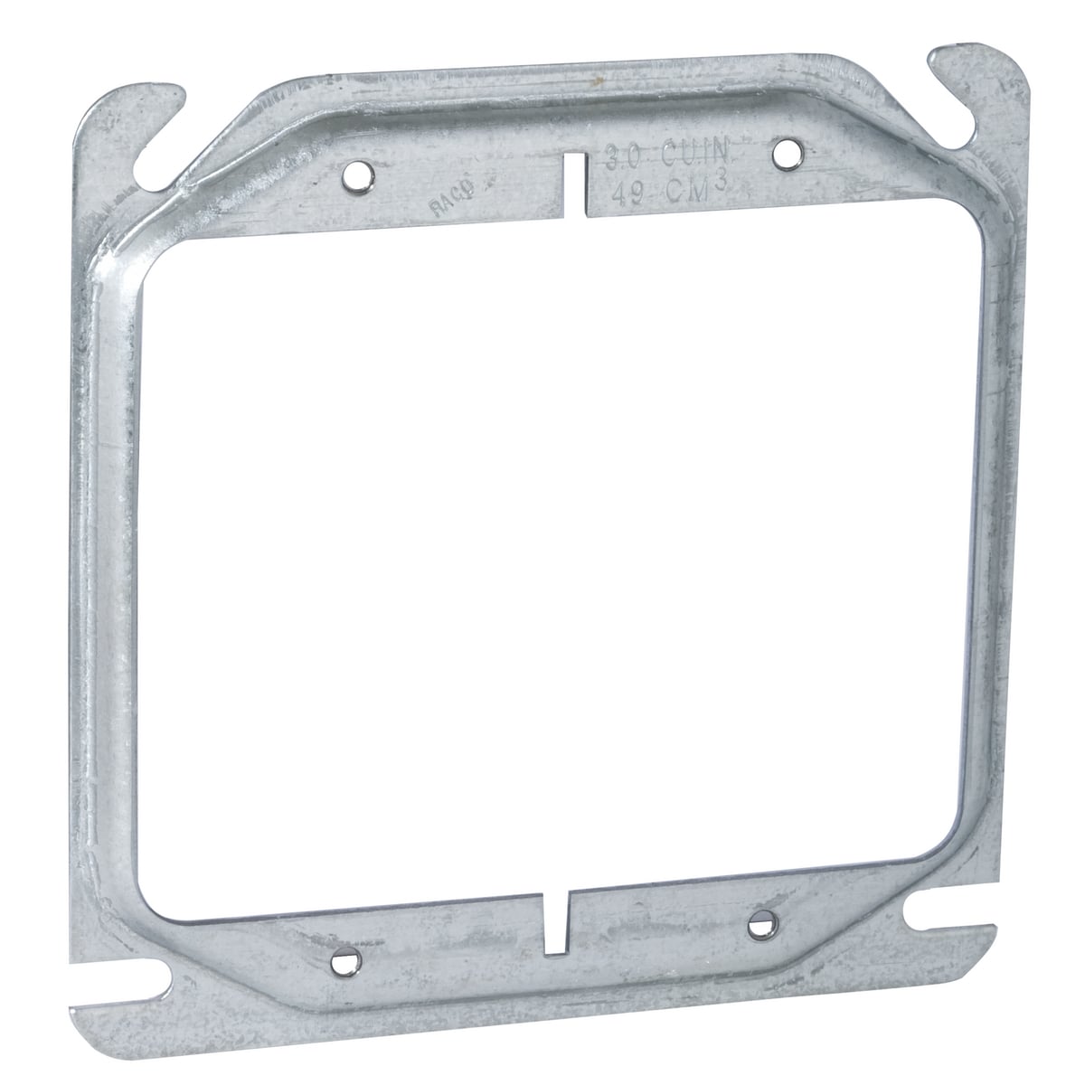 777 Box Cover, 4 in L x 4 in W x 1/4 in D, Steel