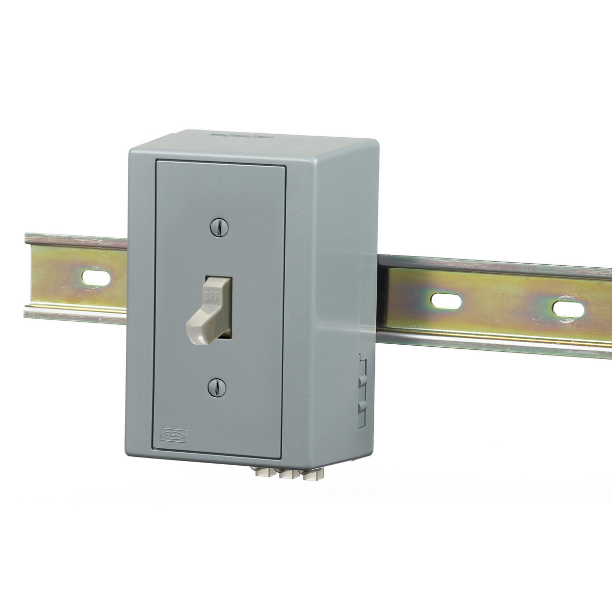 DRUB1221AC Din Rail Utility Box With Toggle Switch, 120/277 V AC, 20 A